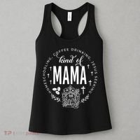 Homeschooling Coffee Drinking Jesus Seeking Kind Of Mama Women's Tank Top thumb 3