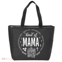 Homeschooling Coffee Drinking Jesus Seeking Kind Of Mama Tote Bag thumb 0