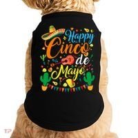 Happy Cinco De Mayo Fiesta Mexican Party 5 De Mayo  Doggie Tank thumb 0