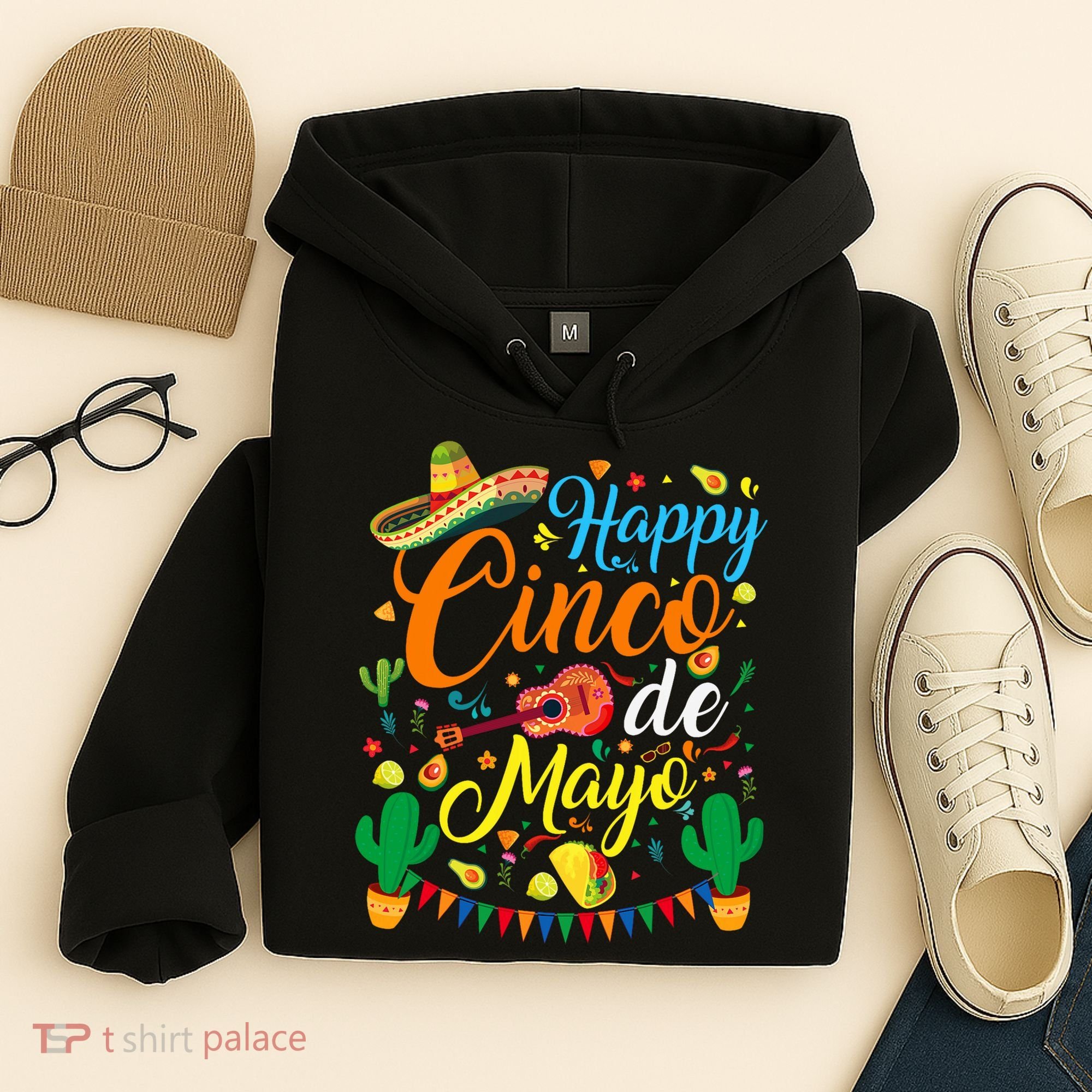 Happy Cinco De Mayo Fiesta Mexican Party 5 De Mayo  Hoodie