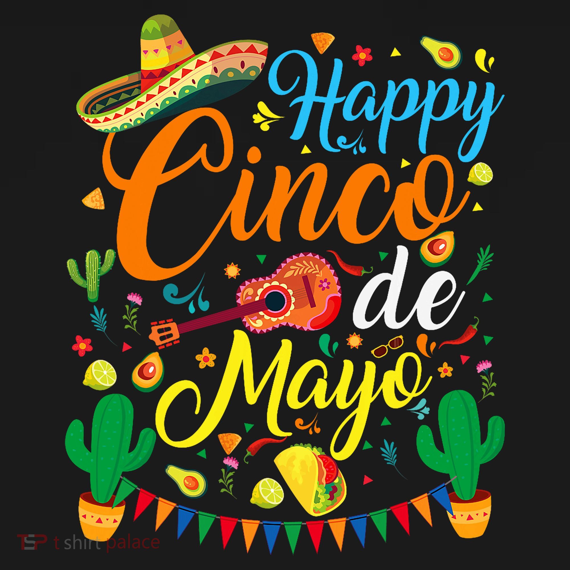 Happy Cinco De Mayo Fiesta Mexican Party 5 De Mayo  Long Sleeve Shirt