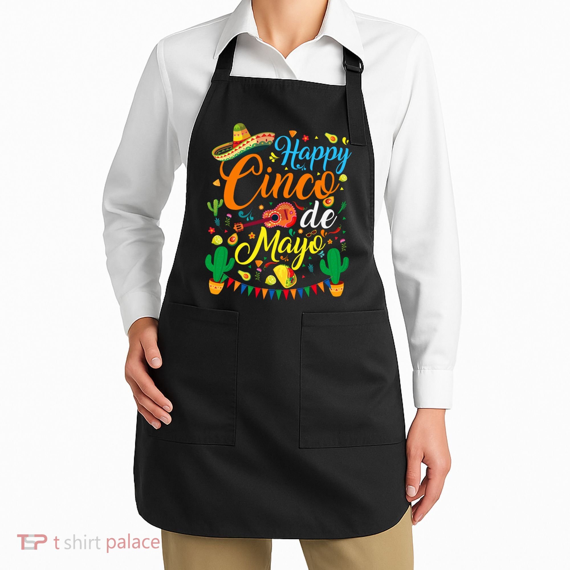 Happy Cinco De Mayo Fiesta Mexican Party 5 De Mayo  Apron
