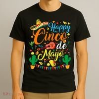 Happy Cinco De Mayo Fiesta Mexican Party 5 De Mayo  T-Shirt thumb 3