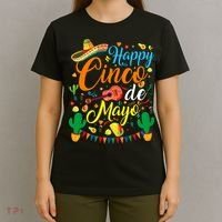 Happy Cinco De Mayo Fiesta Mexican Party 5 De Mayo  T-Shirt thumb 4
