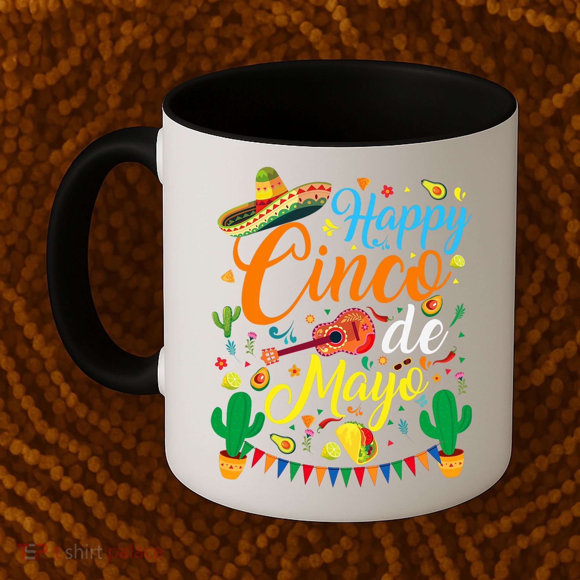 Happy Cinco De Mayo Fiesta Mexican Party 5 De Mayo  Coffee Mug