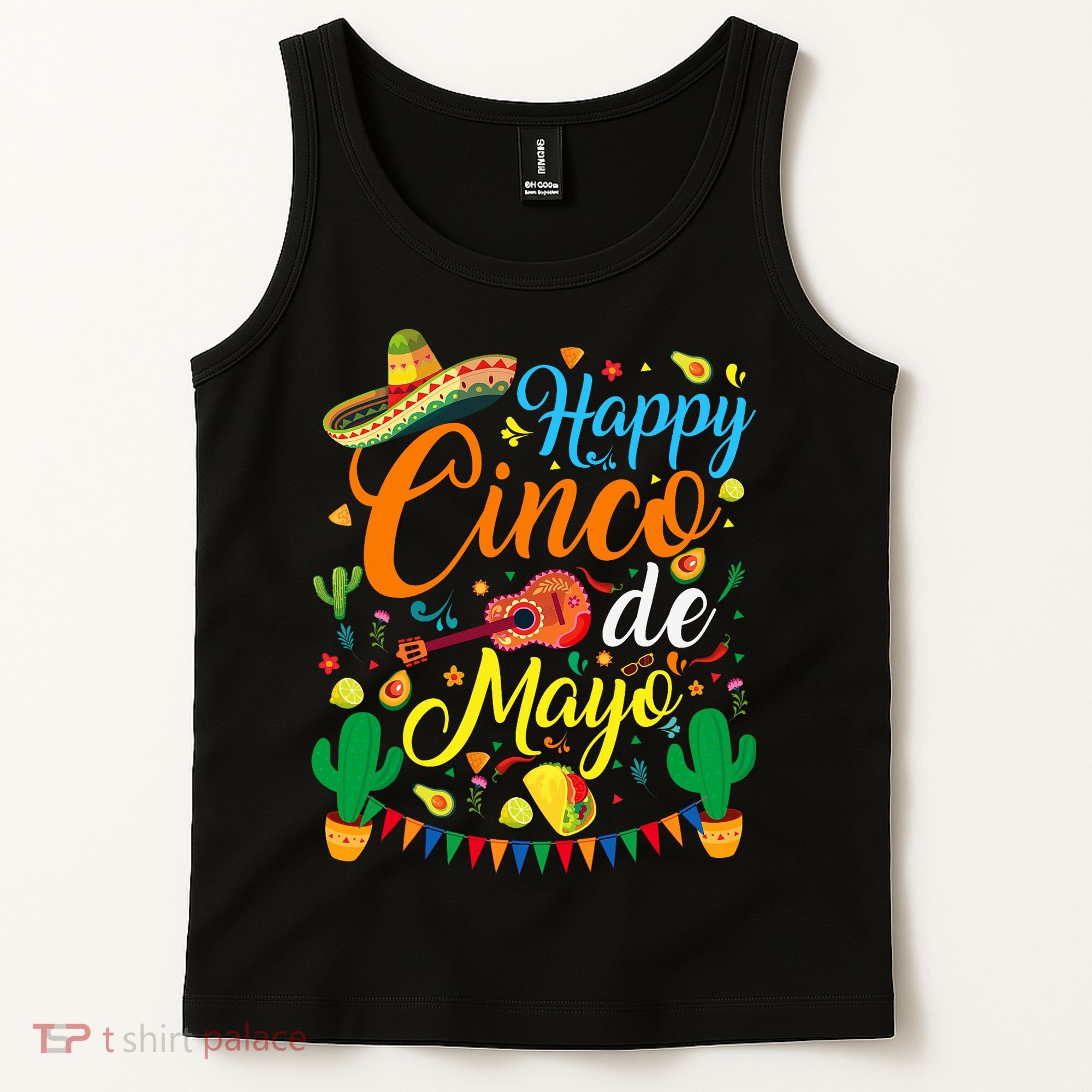 Happy Cinco De Mayo Fiesta Mexican Party 5 De Mayo  Tank Top