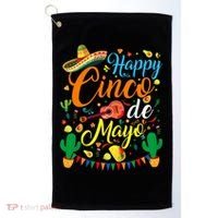 Happy Cinco De Mayo Fiesta Mexican Party 5 De Mayo  Golf Towel thumb 0