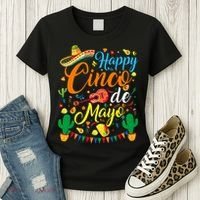 Happy Cinco De Mayo Fiesta Mexican Party 5 De Mayo  Women's T-Shirt thumb 3