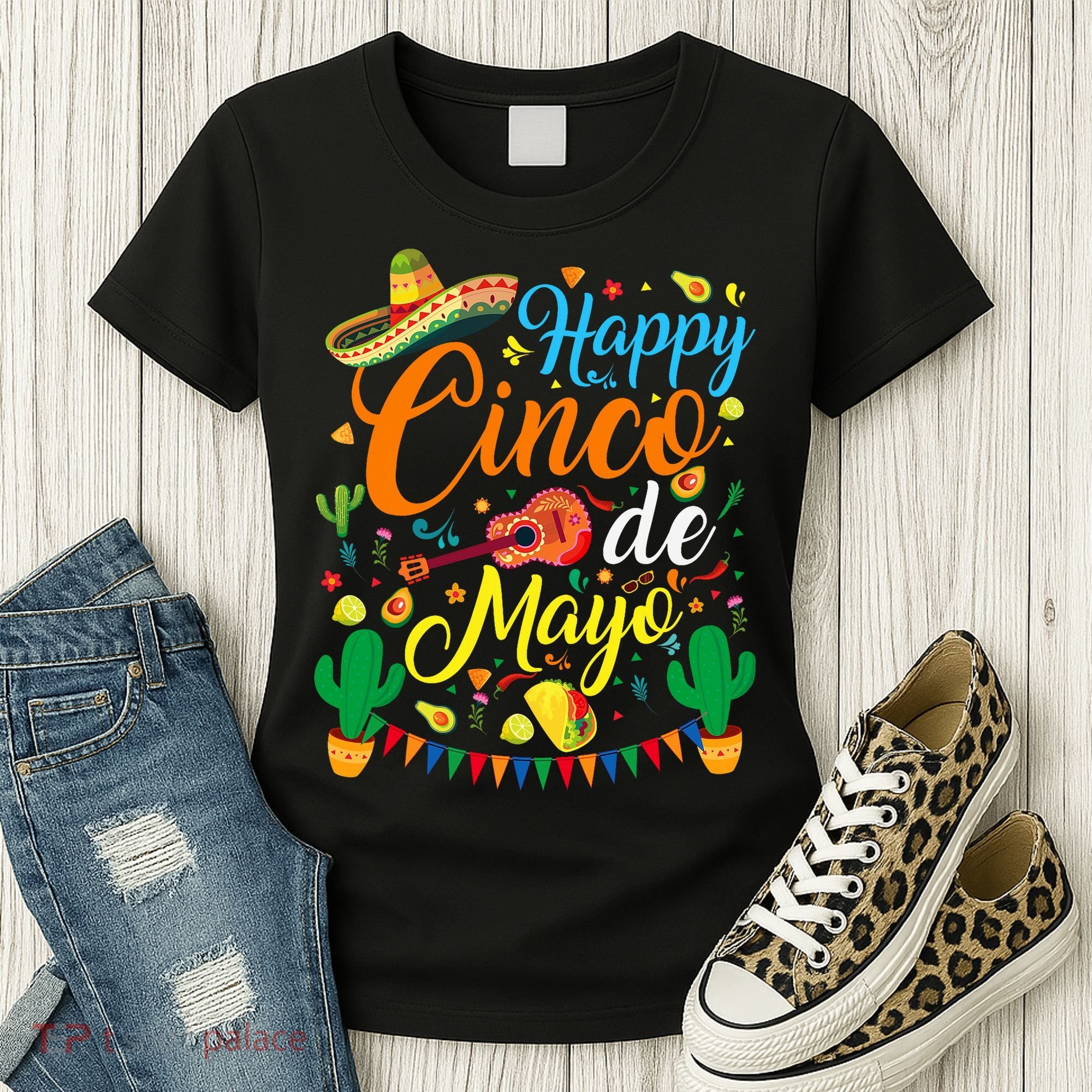 Happy Cinco De Mayo Fiesta Mexican Party 5 De Mayo  Women's T-Shirt