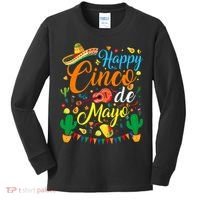 Happy Cinco De Mayo Fiesta Mexican Party 5 De Mayo  Kids Long Sleeve Shirt thumb 0