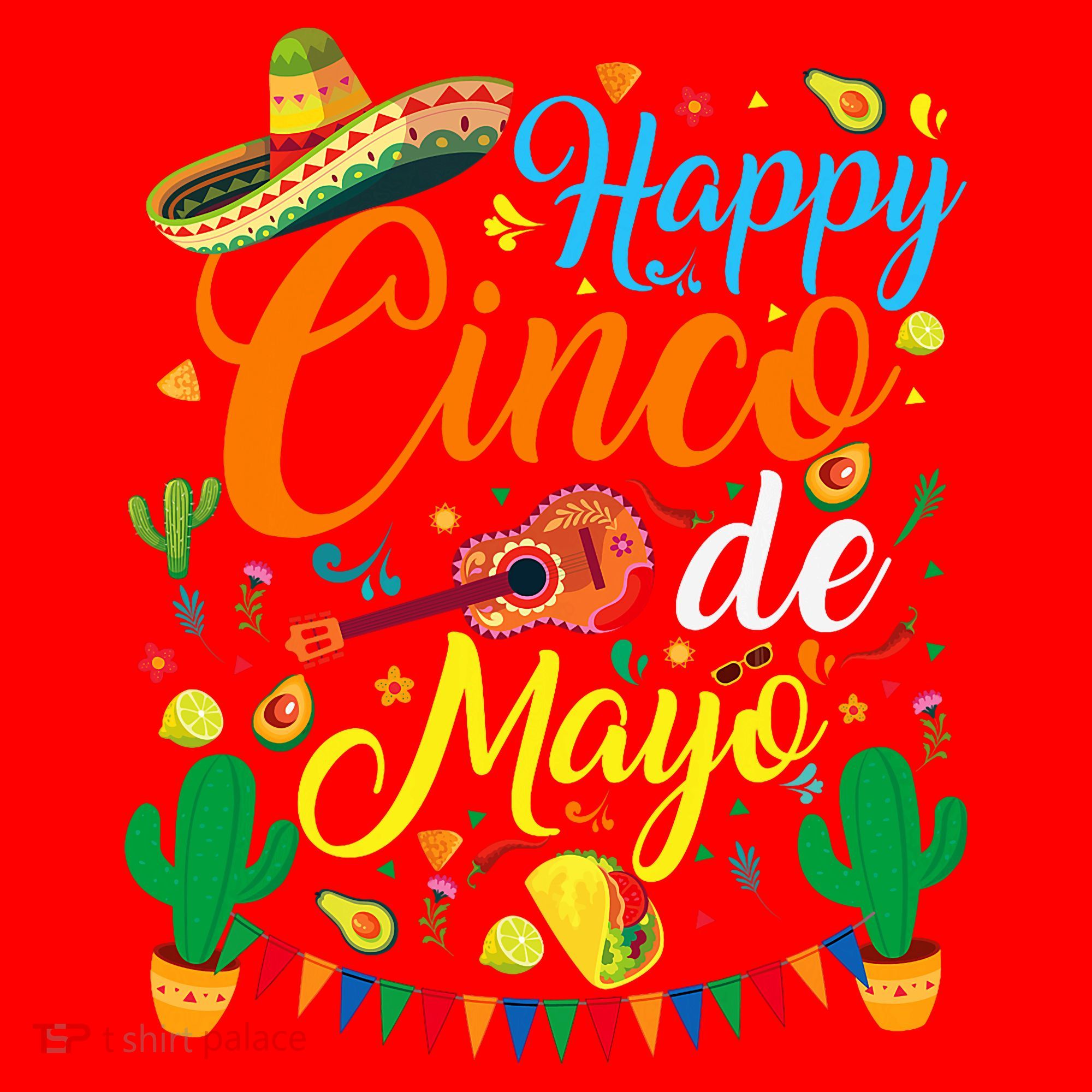 Happy Cinco De Mayo Fiesta Mexican Party 5 De Mayo  Santa Hat