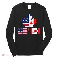 Happy Canada Day Shirt USA Pride US Flag Day USEH Canadian Long Sleeve Shirt thumb 0