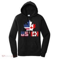 Happy Canada Day Shirt USA Pride US Flag Day USEH Canadian Women's Hoodie thumb 0