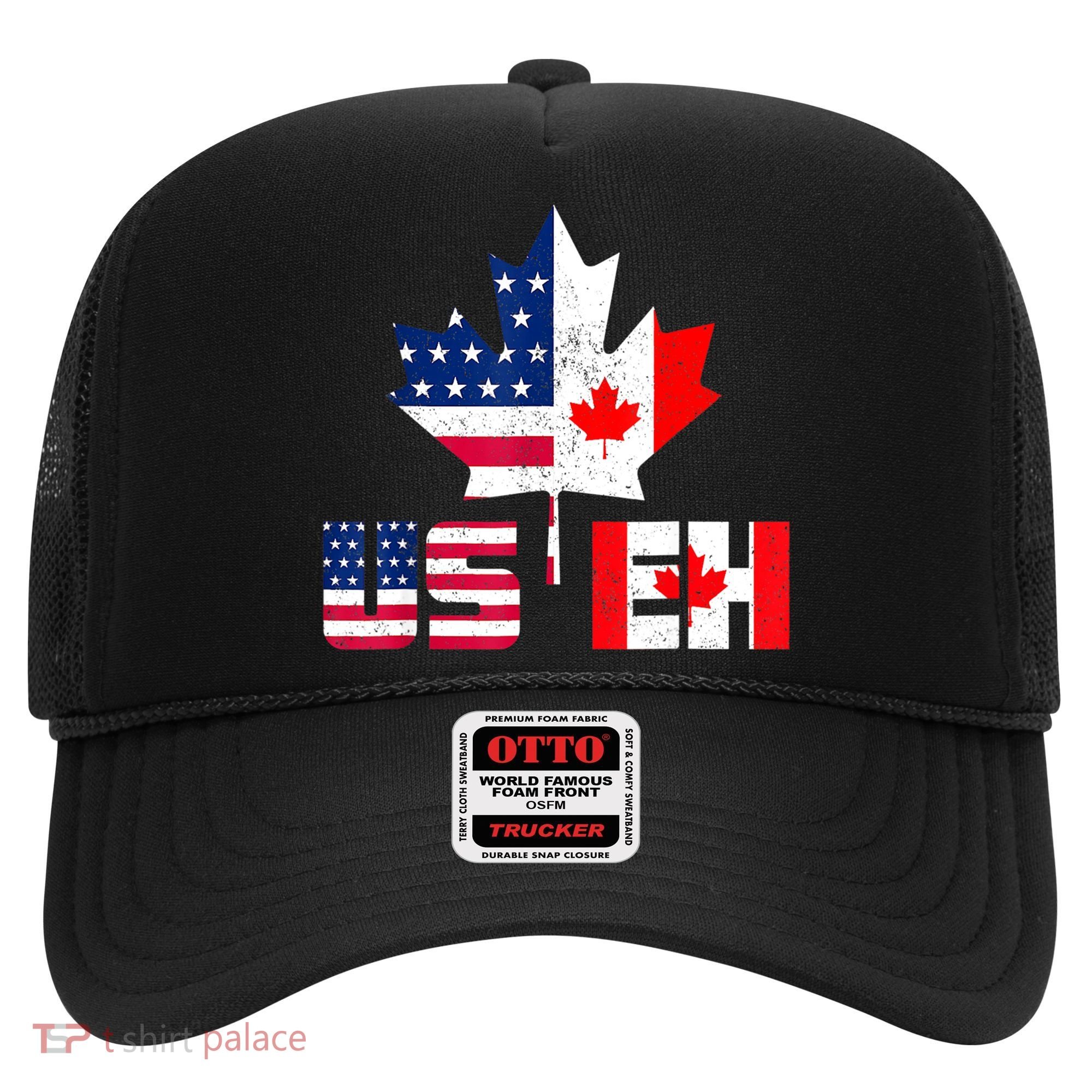 Happy Canada Day Shirt USA Pride US Flag Day USEH Canadian Hat