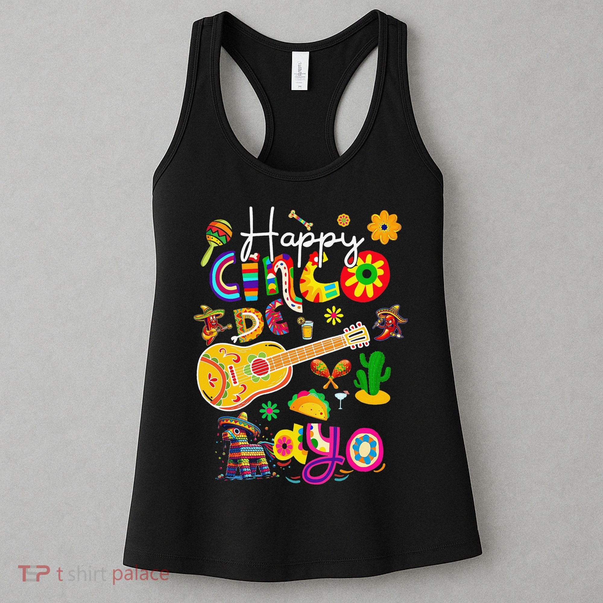 Happy Cinco De Mayo Fiesta Mexican Party 5 De Mayo Women Women's Tank Top
