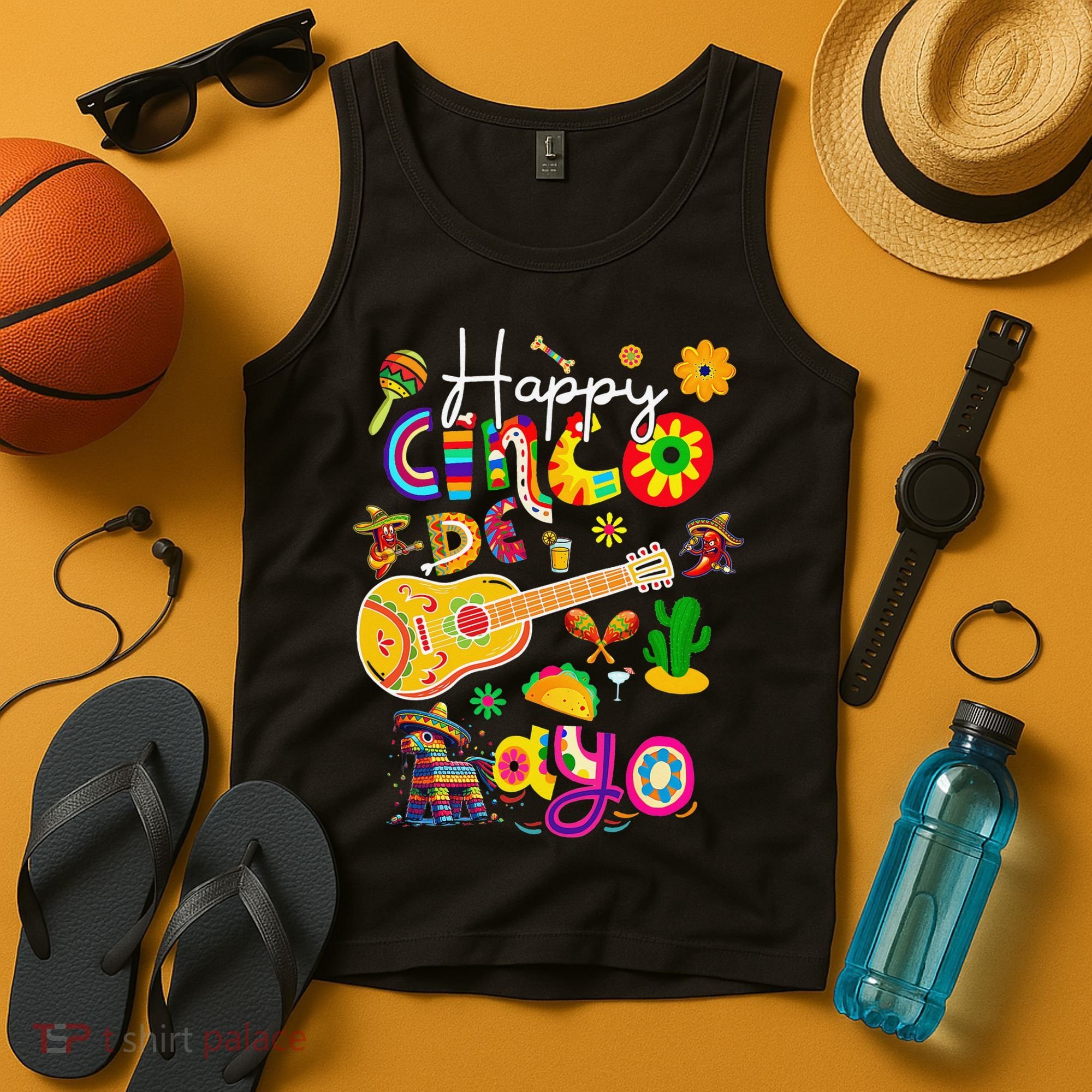 Happy Cinco De Mayo Fiesta Mexican Party 5 De Mayo Women Tank Top