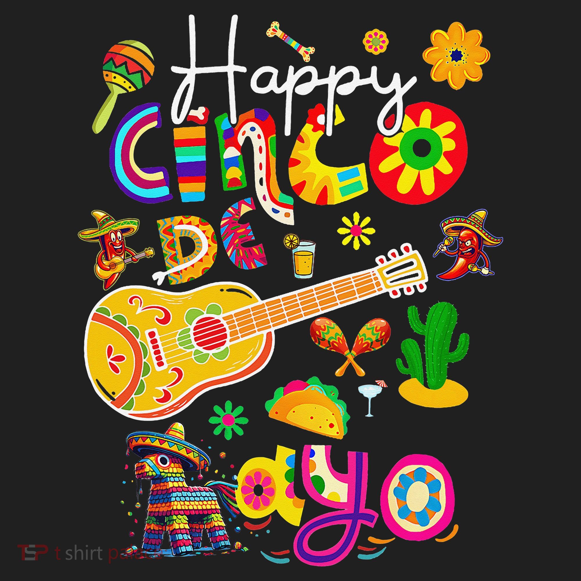 Happy Cinco De Mayo Fiesta Mexican Party 5 De Mayo Women Golf Towel