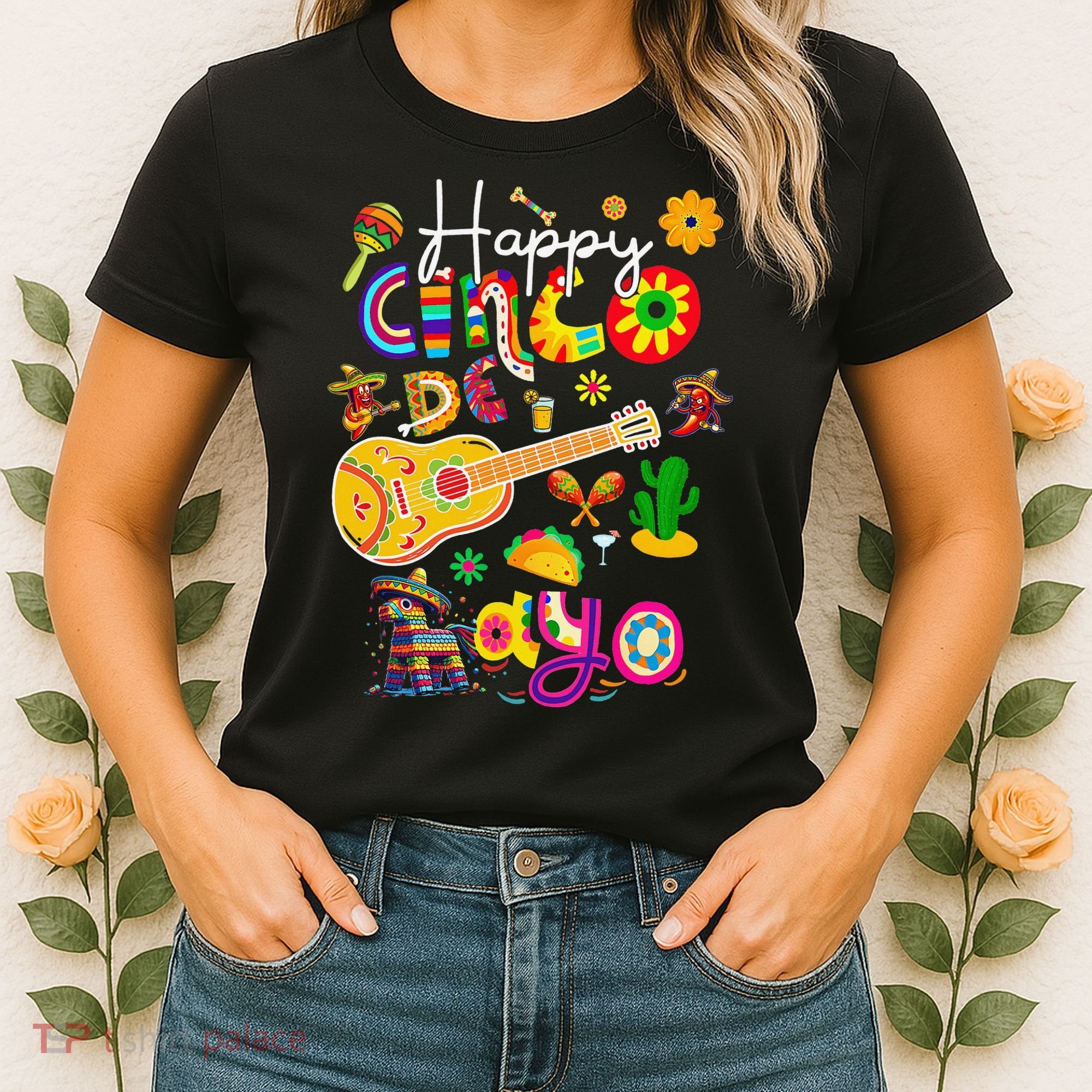 Happy Cinco De Mayo Fiesta Mexican Party 5 De Mayo Women Women's T-Shirt