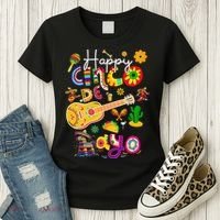 Happy Cinco De Mayo Fiesta Mexican Party 5 De Mayo Women Women's T-Shirt thumb 3