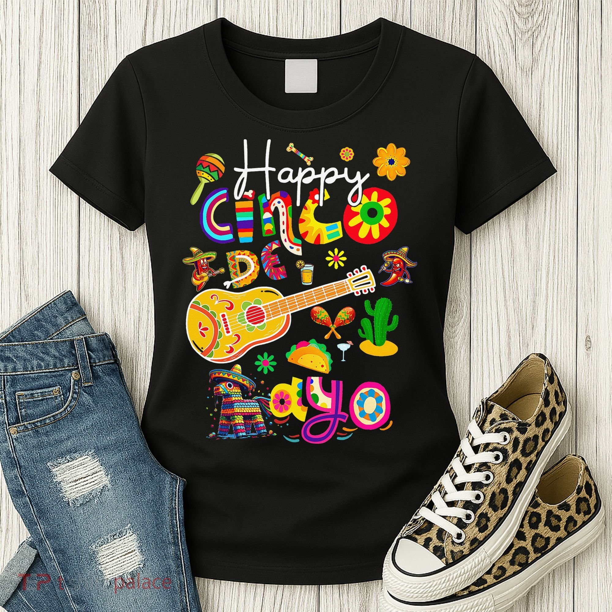 Happy Cinco De Mayo Fiesta Mexican Party 5 De Mayo Women Women's T-Shirt