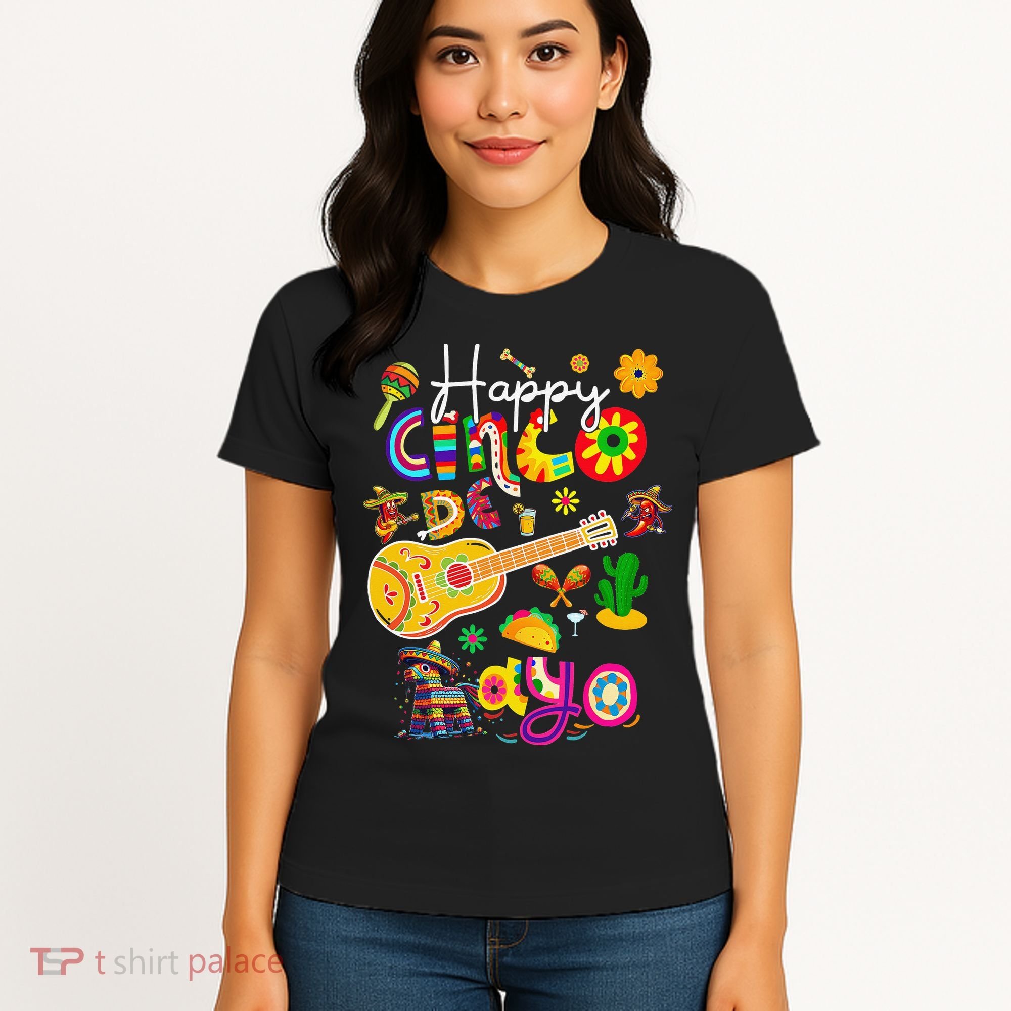 Happy Cinco De Mayo Fiesta Mexican Party 5 De Mayo Women Women's T-Shirt