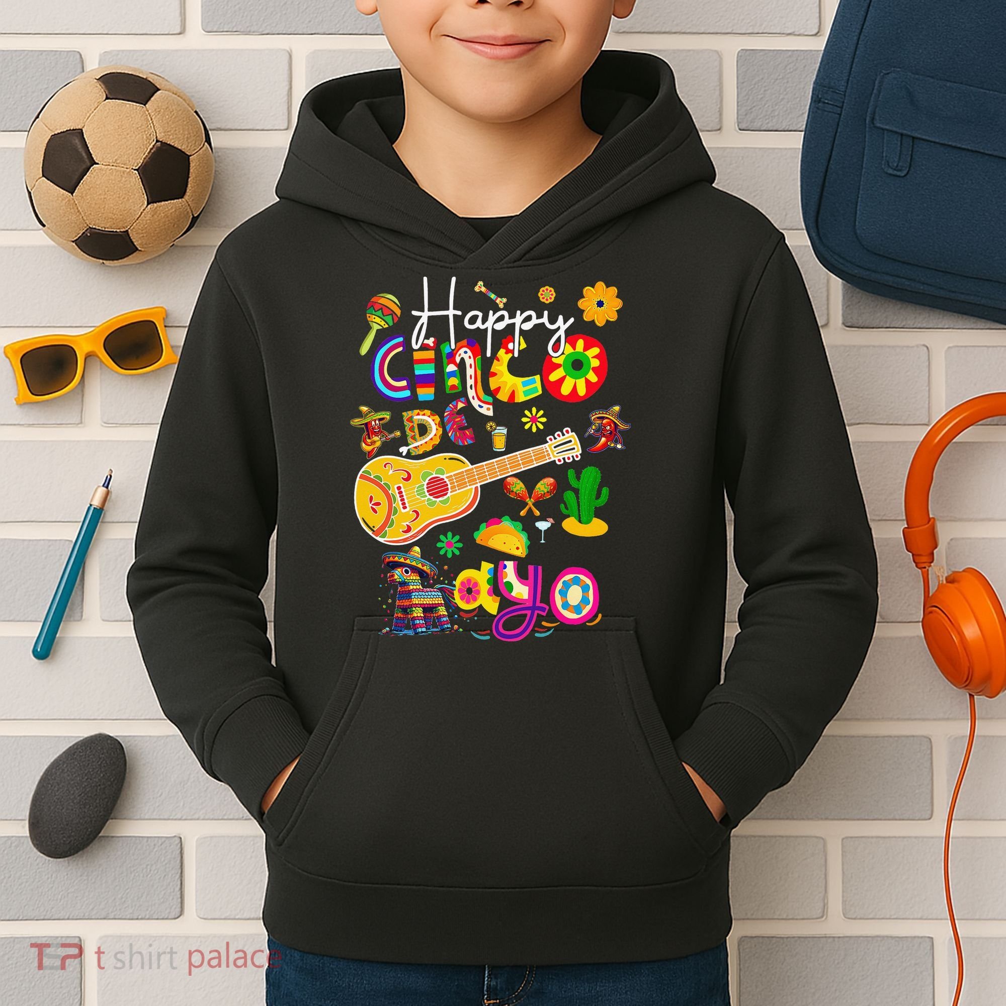 Happy Cinco De Mayo Fiesta Mexican Party 5 De Mayo Women Kids Hoodie