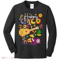 Happy Cinco De Mayo Fiesta Mexican Party 5 De Mayo Women Kids Long Sleeve Shirt thumb 0