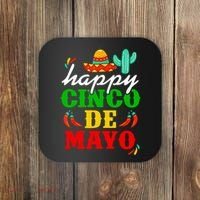 Happy Cinco De Mayo Celebration Coaster thumb 0