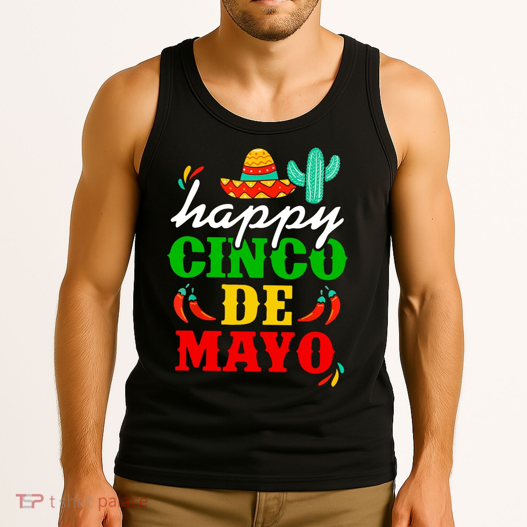 Happy Cinco De Mayo Celebration Tank Top