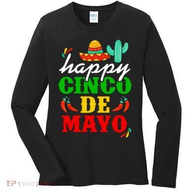 Happy Cinco De Mayo Celebration Women's Long Sleeve Shirt