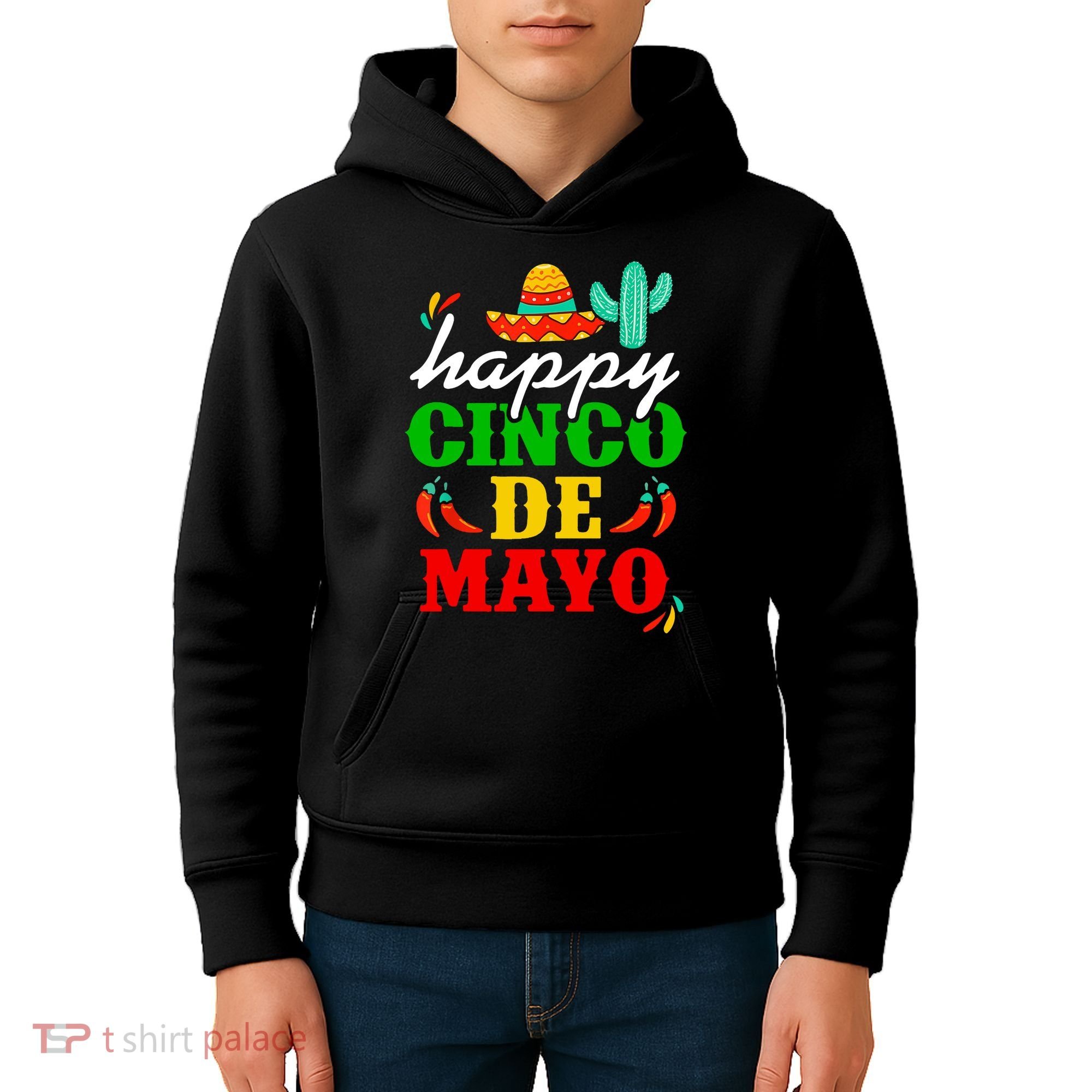 Happy Cinco De Mayo Celebration Kids Hoodie