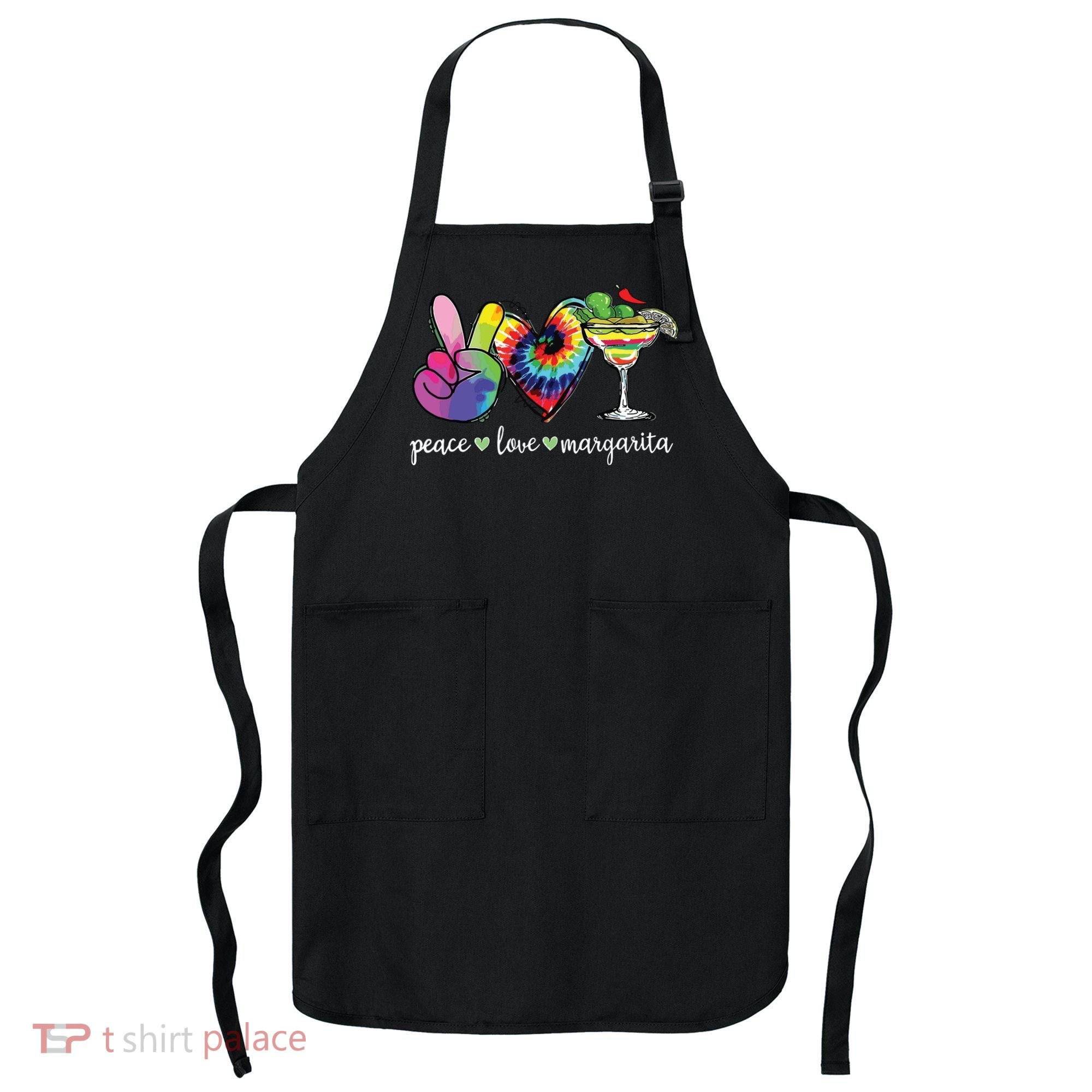 Happy Cinco De Mayo Peace Love Margarita Tie Dye Mexican Apron