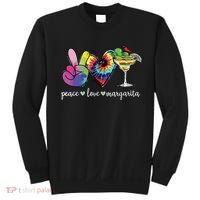 Happy Cinco De Mayo Peace Love Margarita Tie Dye Mexican Sweatshirt thumb 0