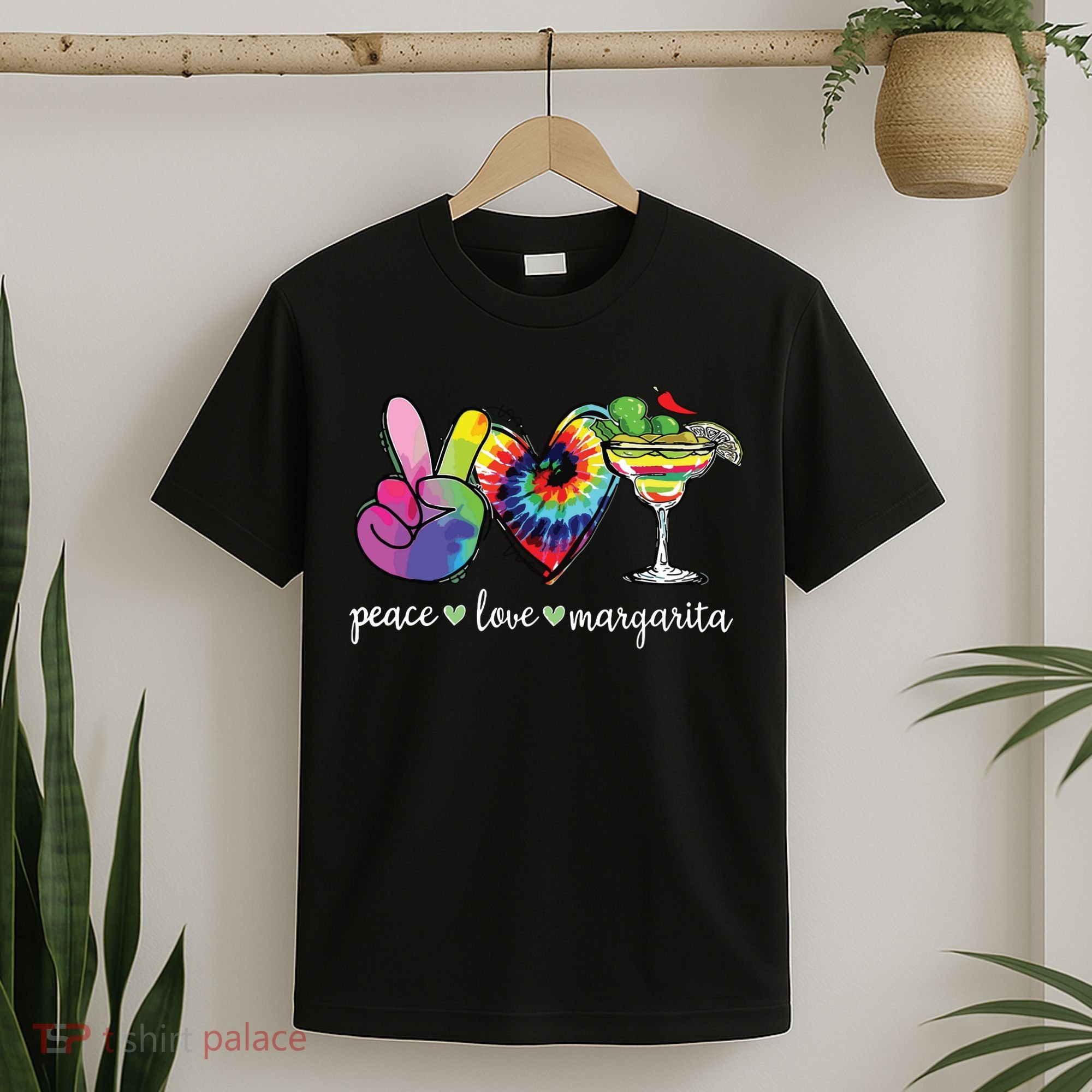 Happy Cinco De Mayo Peace Love Margarita Tie Dye Mexican T-Shirt