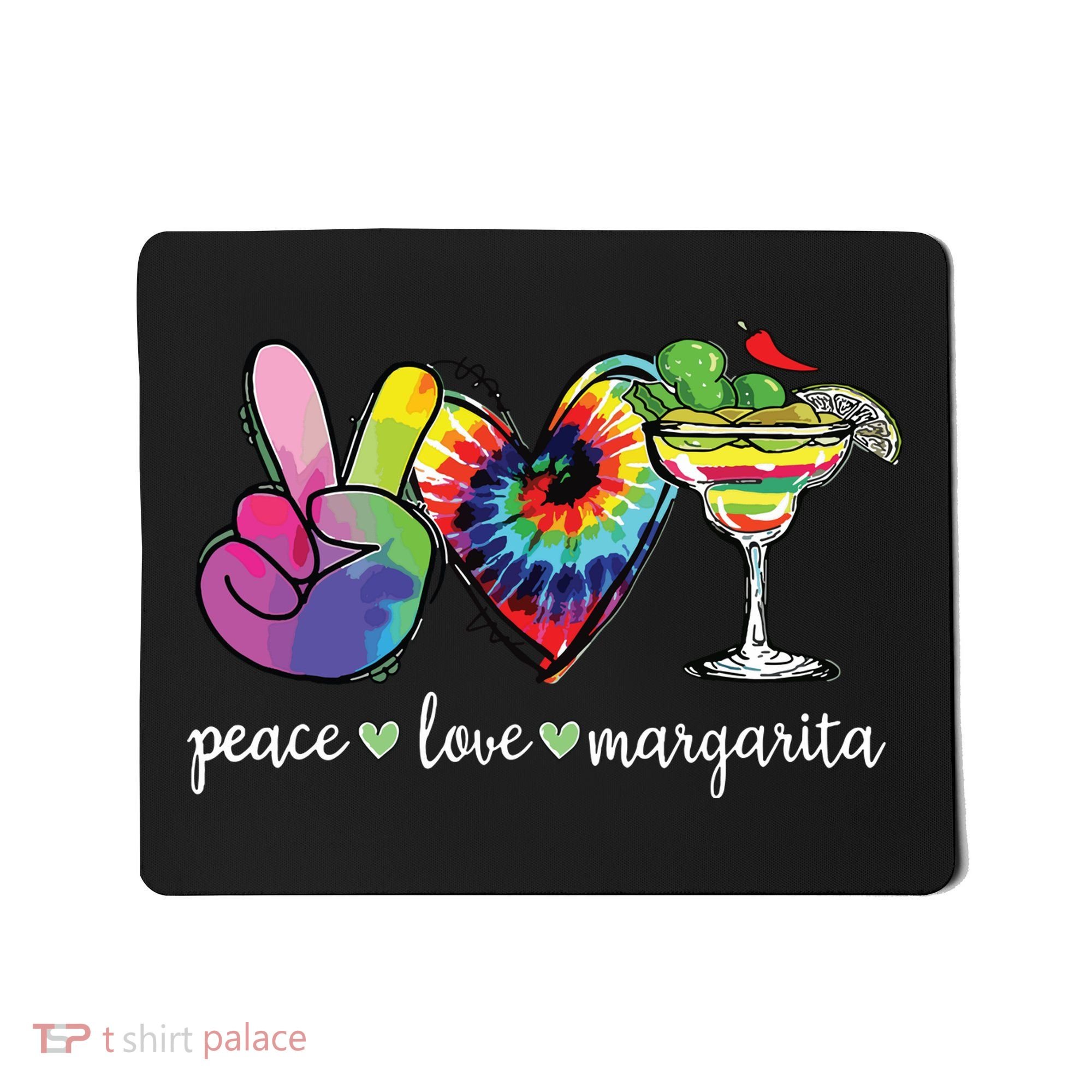 Happy Cinco De Mayo Peace Love Margarita Tie Dye Mexican Mousepad