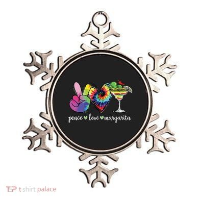 Happy Cinco De Mayo Peace Love Margarita Tie Dye Mexican Ornament