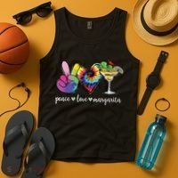 Happy Cinco De Mayo Peace Love Margarita Tie Dye Mexican Tank Top thumb 4