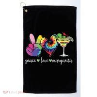 Happy Cinco De Mayo Peace Love Margarita Tie Dye Mexican Golf Towel thumb 0