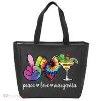Happy Cinco De Mayo Peace Love Margarita Tie Dye Mexican Tote Bag thumb 0