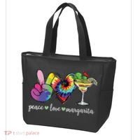 Happy Cinco De Mayo Peace Love Margarita Tie Dye Mexican Tote Bag thumb 3
