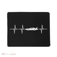 Heartbeat Car Drag Race Pulse Strip Driver Racing Racer Gift Mousepad thumb 0