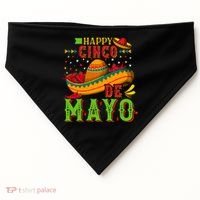 Happy Cinco De Mayo USA-Made Doggie Bandana thumb 0