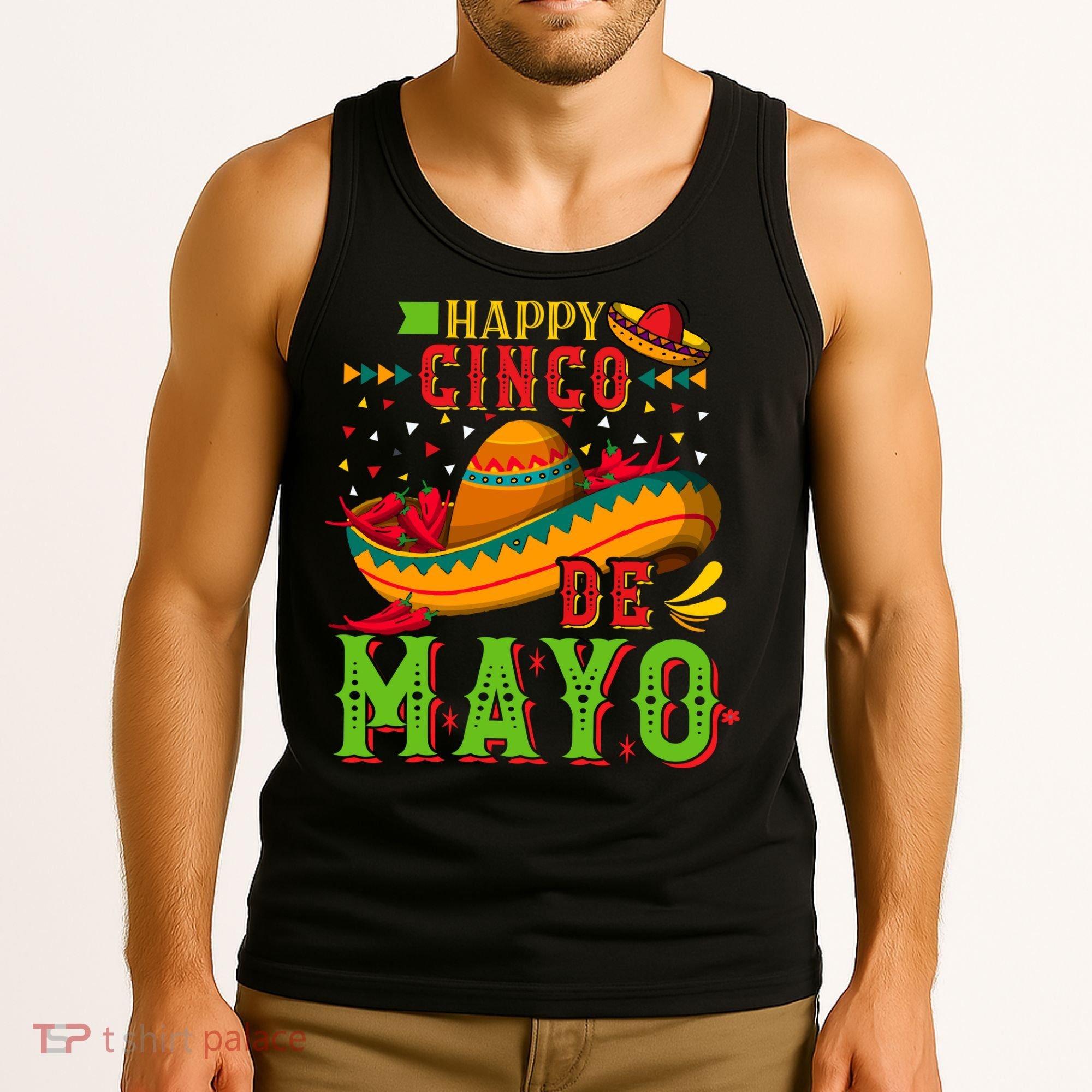 Happy Cinco De Mayo Tank Top