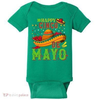 Happy Cinco De Mayo Baby Bodysuit