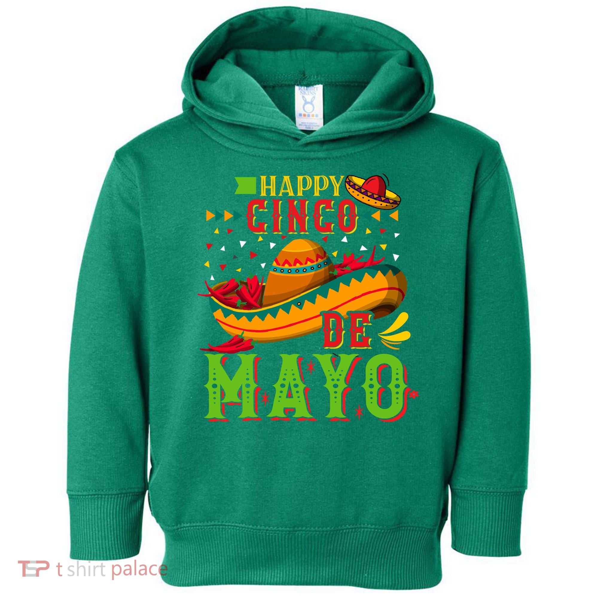Happy Cinco De Mayo Toddler Hoodie