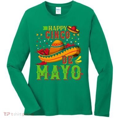Happy Cinco De Mayo Women's Long Sleeve Shirt