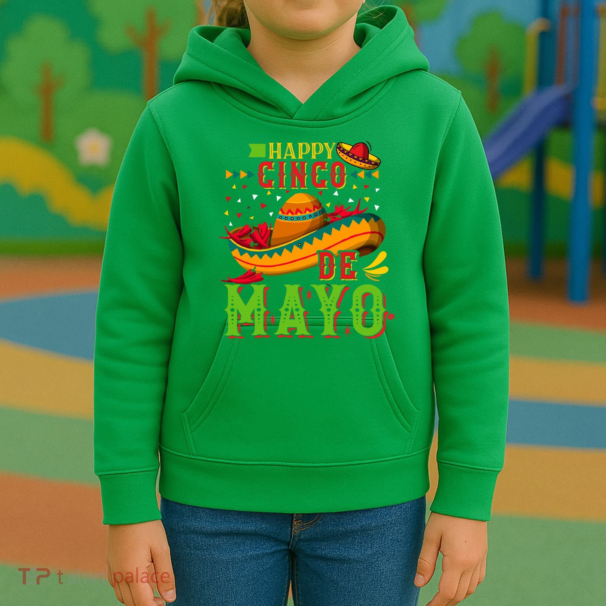 Happy Cinco De Mayo Kids Hoodie