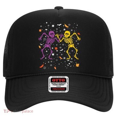 Halloween Colorful Dancing Skeletons Fall Halloween Decor Gift Hat