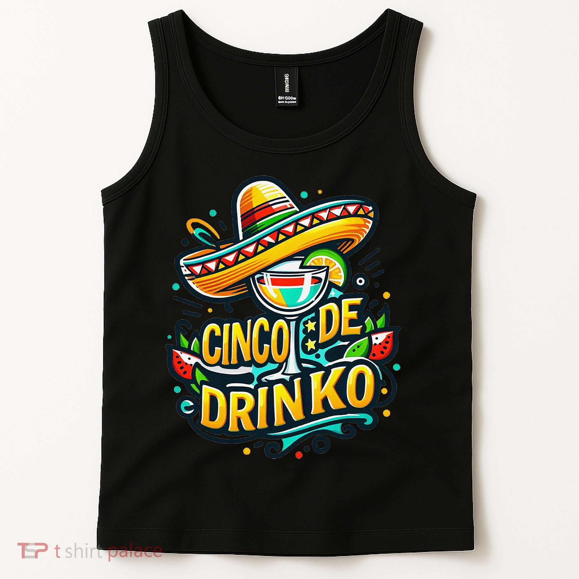 Happy Cinco De Mayo Fiesta Mexican Party 5 De Mayo Women Tank Top
