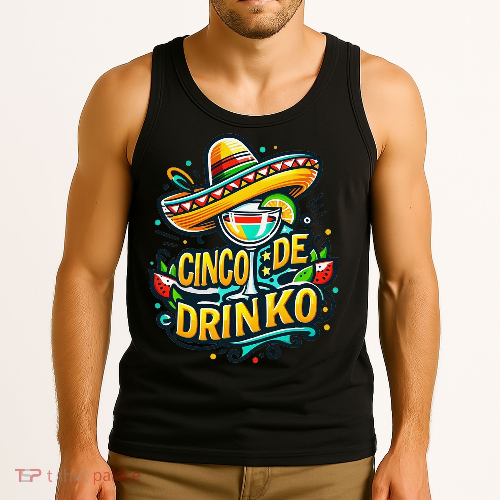 Happy Cinco De Mayo Fiesta Mexican Party 5 De Mayo Women Tank Top